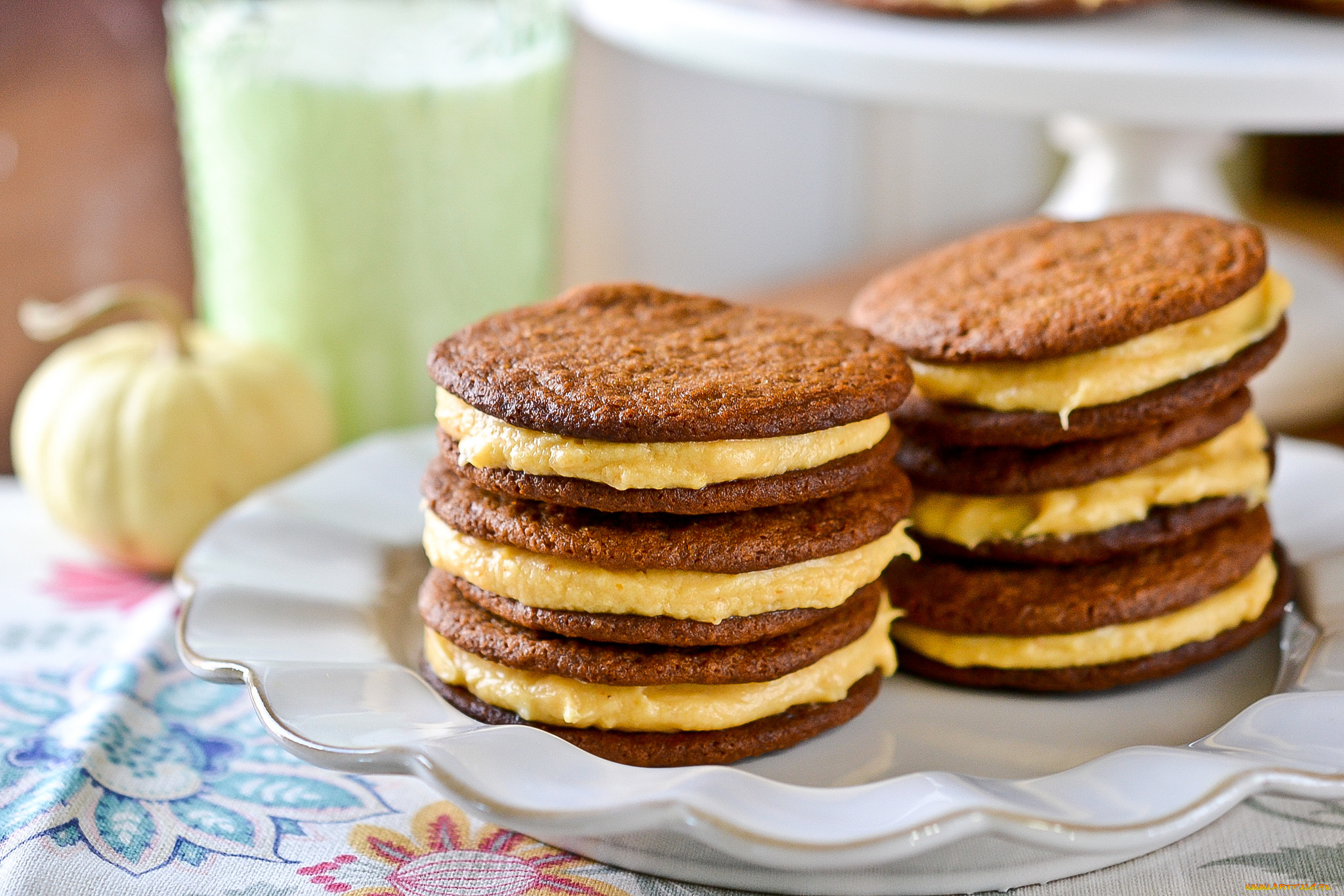 pumpkin, cream, cookie, sandwiches, , , , , 